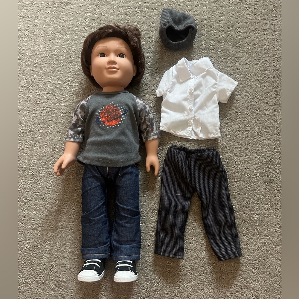 18inch My Life As Boy Doll Plus Extra Outift